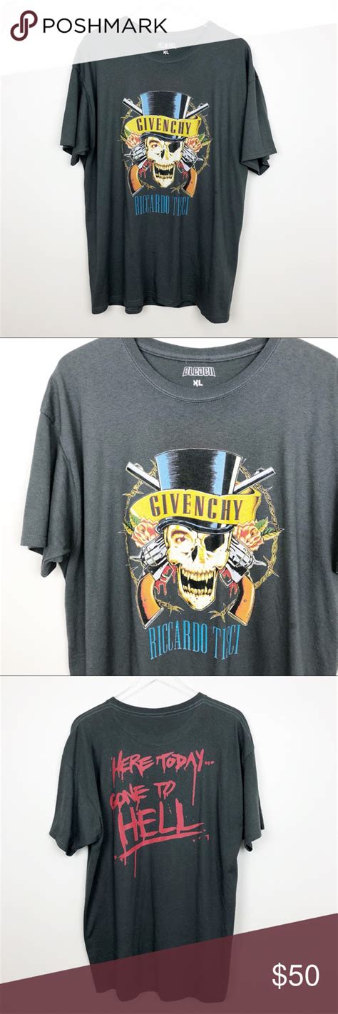 bleached goods guns n tisci givenchy|Bleached Goods Givenchy Guns n Roses Graphic Tee Mens .